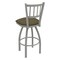 Holland Bar Stool Co 30" Swivel Bar Stool, Nickel Finish, Graph Cork Seat 81030AN017 - alternate 2